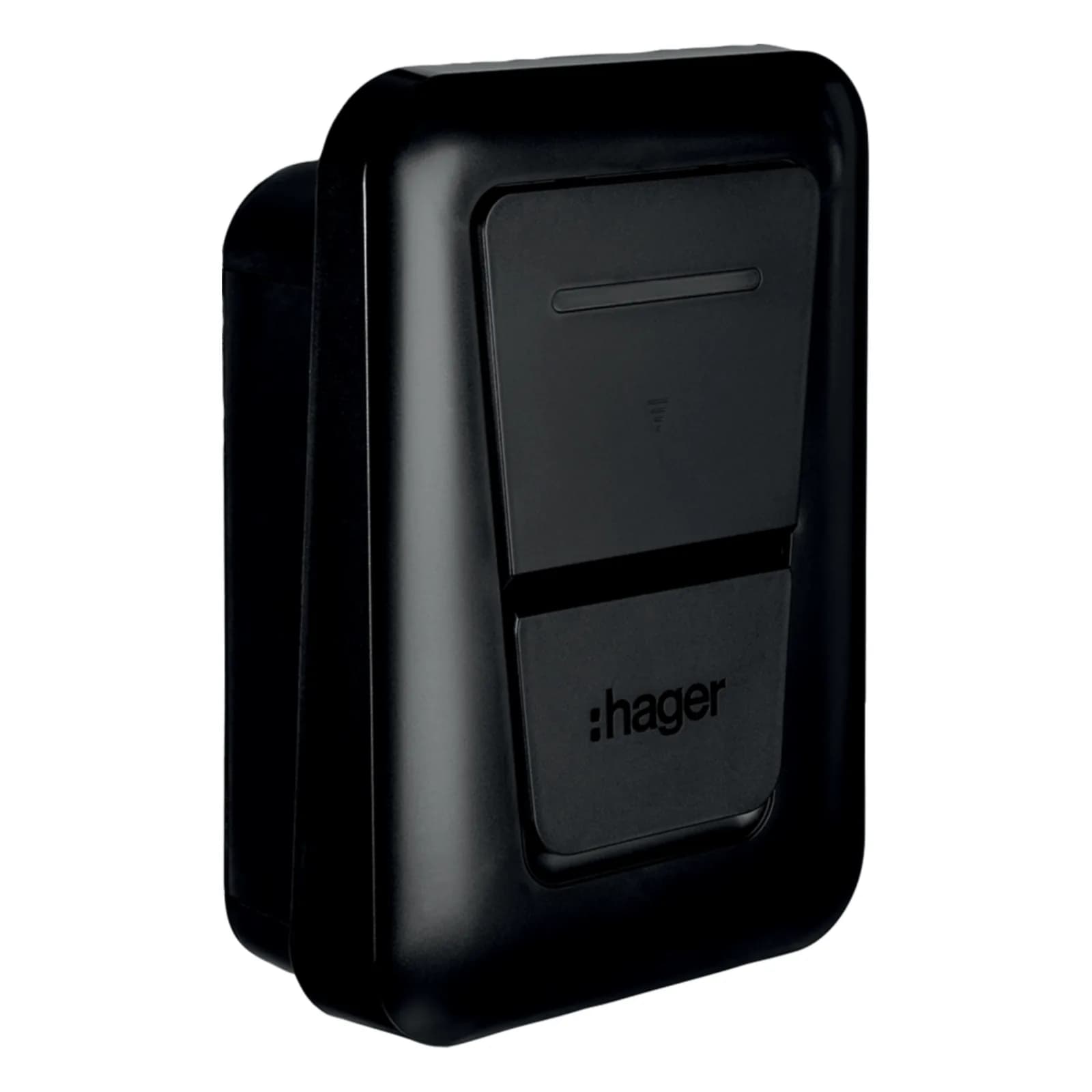 Hager Laadstation Witty Plus 22 kW type 2 stopcontact RFID IP55 IK10 zwart - XVL122S